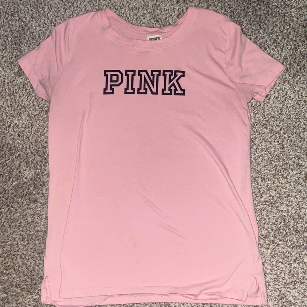 Pink/Victorasecret short sleeve shirt color:Pink Size:Xs